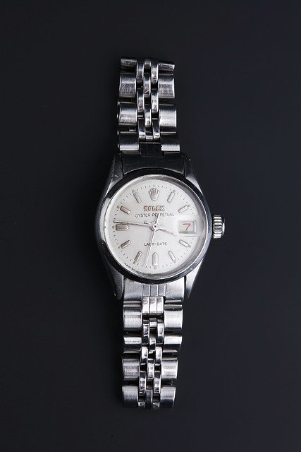 Appraisal: AN OYSTER-PERPETUAL LADY-DATE WRISTWATCH BY ROLEX the circular signed silvered