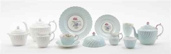 Appraisal: Two Partial Aynsley Tea Services one in cream and one