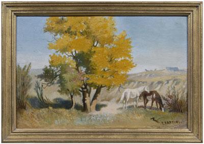 Appraisal: Paul Hartung California painting Paul Frederich Hartung California late th