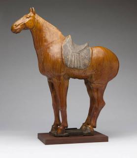 Appraisal: A Chinese glazed ceramic horse Tang Dynasty - A D