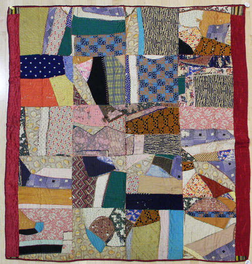 Appraisal: Four Victorian crazy quilts