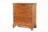 Appraisal: CHEST OF DRAWERS - Circa cherry graduated five drawer chest