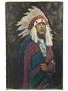 Appraisal: OOC - Indian Chief by Stephan Belaski VT - signed