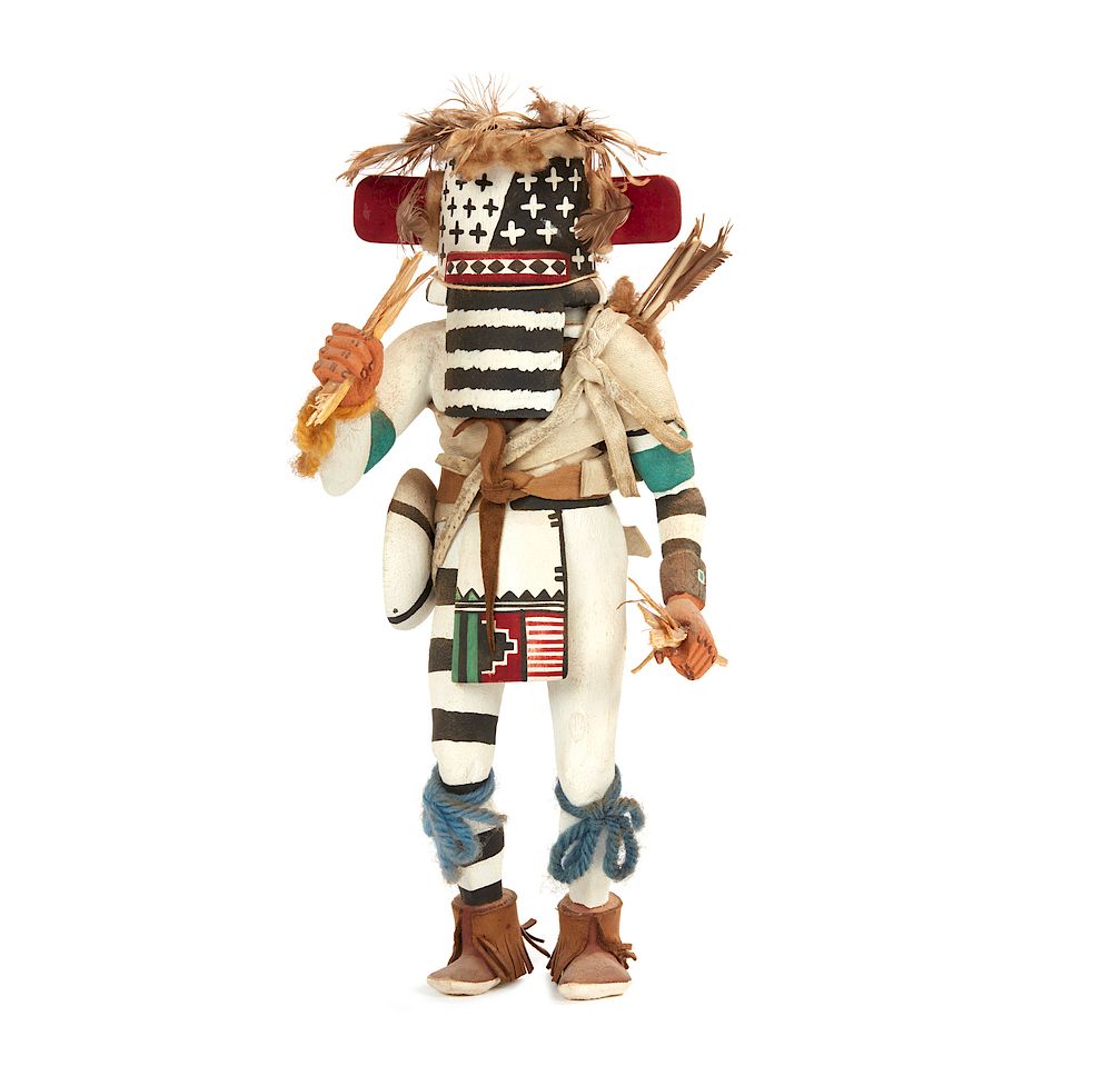 Appraisal: Hopi Warrior Kachina Ewiro Hopi Warrior Kachina Ewiro by unsigned