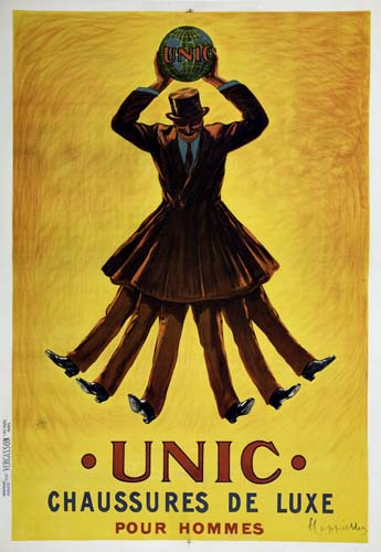 Appraisal: LEONETTO CAPPIELLO UNIC CHAUSSURES DE LUXE Circa x inches Vercasson