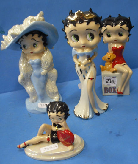 Appraisal: Wade Betty Boop Large Figures Toy Box Valentine Snow Queen