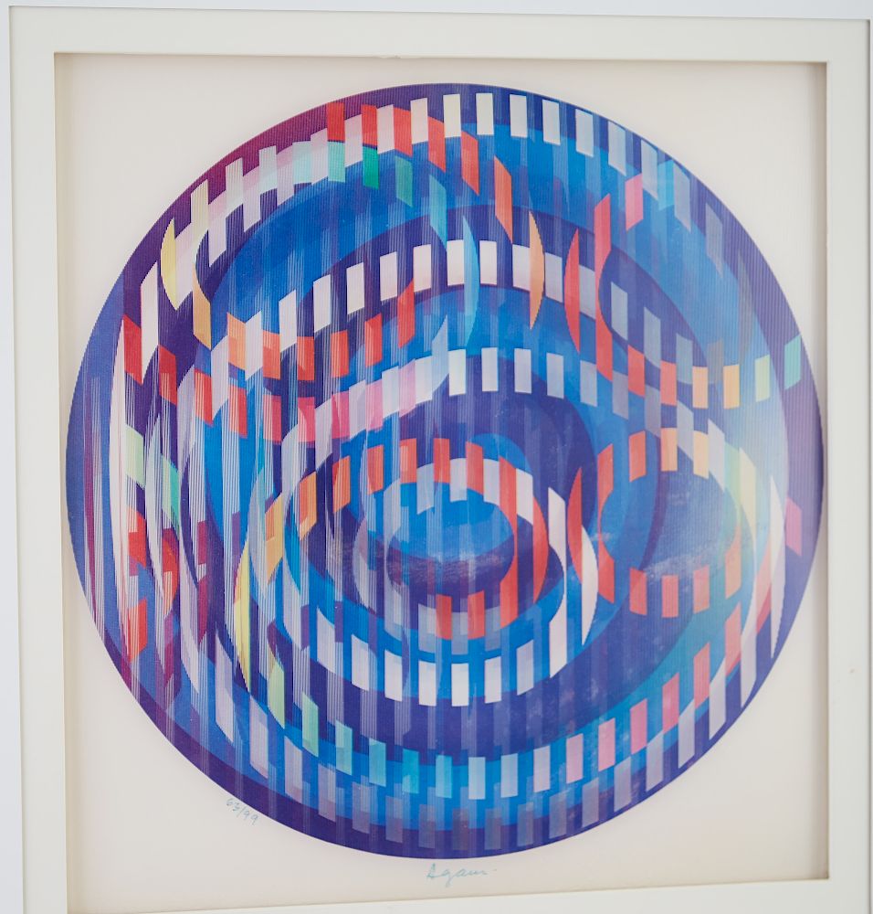 Appraisal: Yaacov Agam Message of Peace Agamograph Yaacov Agam b Agamograph