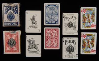 Appraisal: Two Willis W Russell Decks of Playing Cards Including Russell