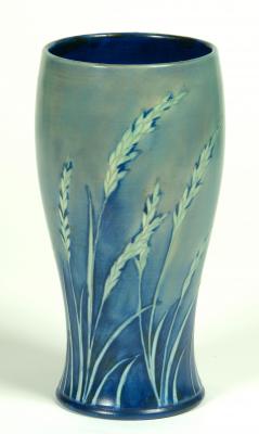 Appraisal: A MOORCROFT POTTERY VASE of mildly baluster form tube lined