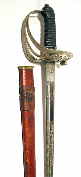 Appraisal: A George V officer's sword of the Scots Guards Straight