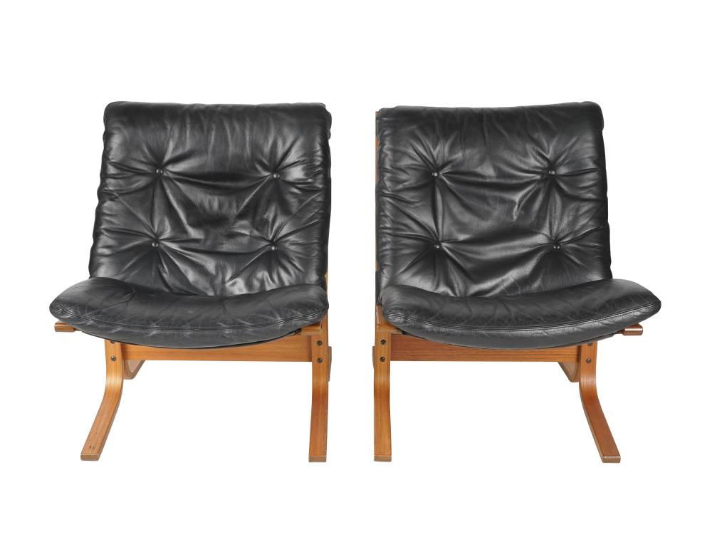 Appraisal: INGMAR RELLING FOR WESTNOVA VESTLANDSKEpair Siesta chairs each with paper