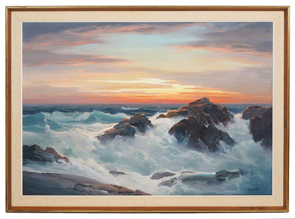 Appraisal: Philip Shumaker 'Sunrise Glow' Oil on Canvas Philip Shumaker American