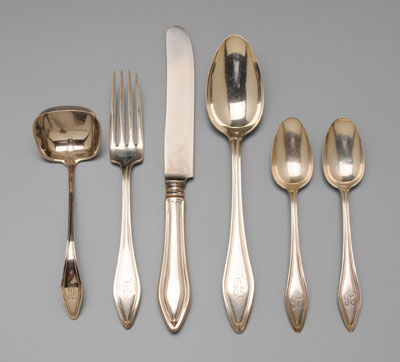 Appraisal: Mary Chilton Towle sterling flatware piec