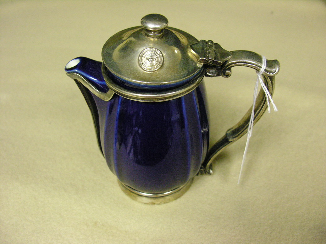 Appraisal: HALL UNIVERSITY CLUB OF LOS ANGELES TEA POT Signed Reed