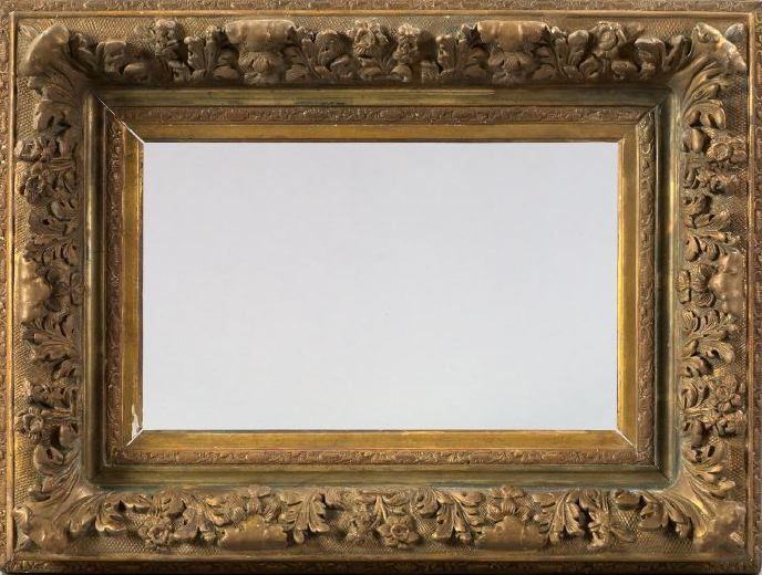 Appraisal: Attractive French Carved Giltwood and Plaster Frame fourth quarter th