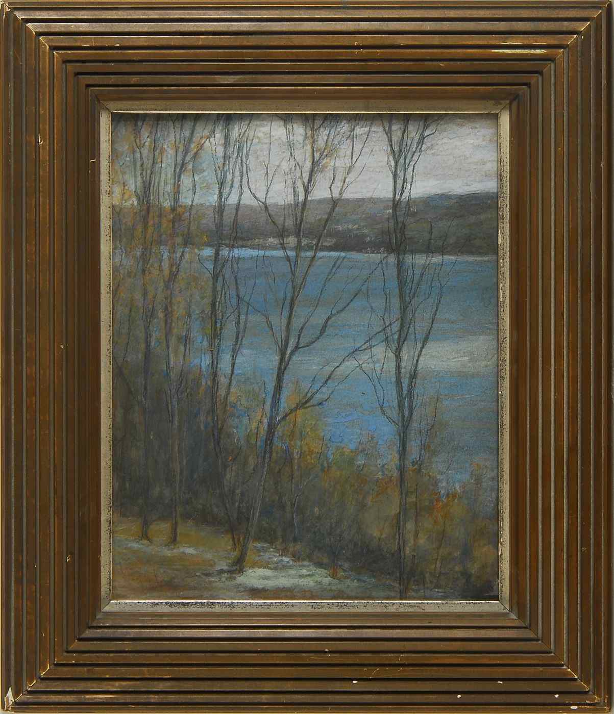 Appraisal: ATTRIBUTED TO JAMES S KINGAmerican - A river landscape through