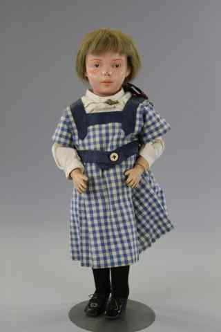 Appraisal: VERY NICE SCHOENHUT CHILD DOLL Larger than average pouty doll