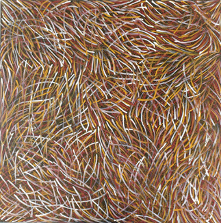 Appraisal: Barbara Weir born c Grass Seeds acrylic on linen signed