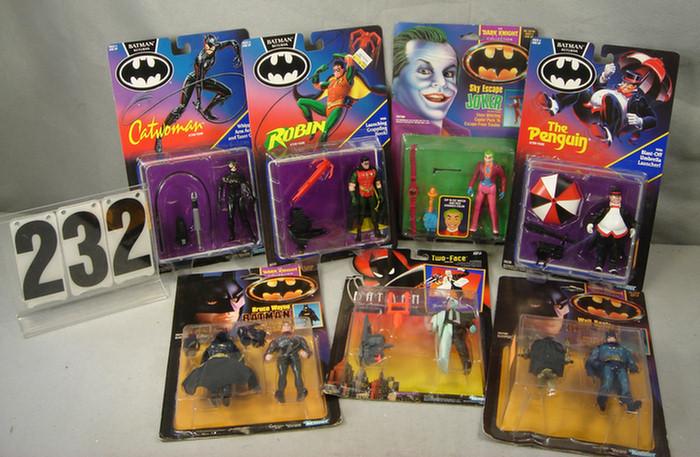 Appraisal: Lot of Kenner batman Figures all mint on cards Estimate