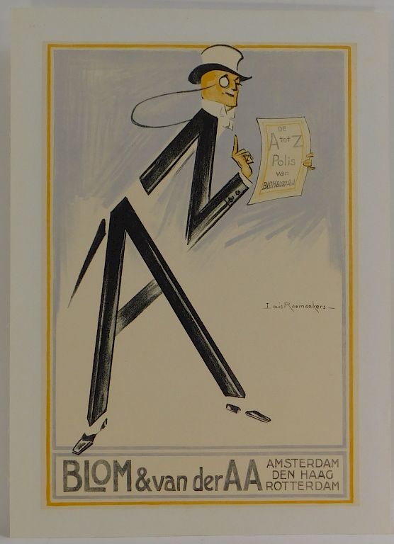 Appraisal: Louis Raemaekers Art Nouveau Illustration Poster Louis Raemaekers Holland -