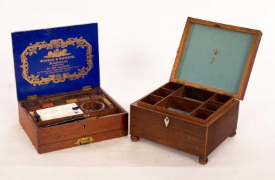 Appraisal: An artist's mid th Century paint box by Winsor Newton