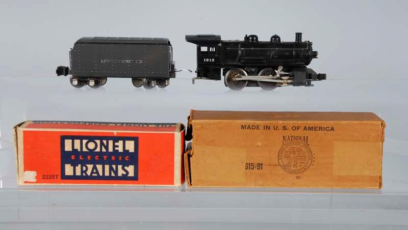 Appraisal: Lionel Switcher Locomotive O-Gauge T Description Both boxes complete Minor