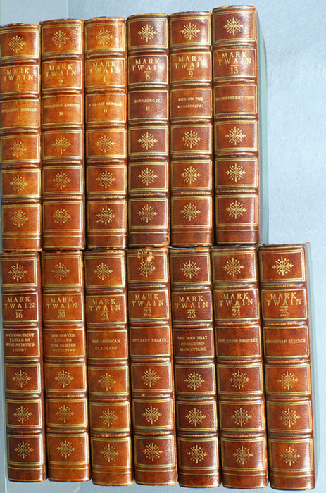 Appraisal: Works of Mark Twain The Author's National Edition Harpers vols