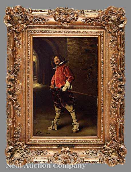 Appraisal: Ferdinand Victor Leon Roybet French - Cavalier Drawing His Sword