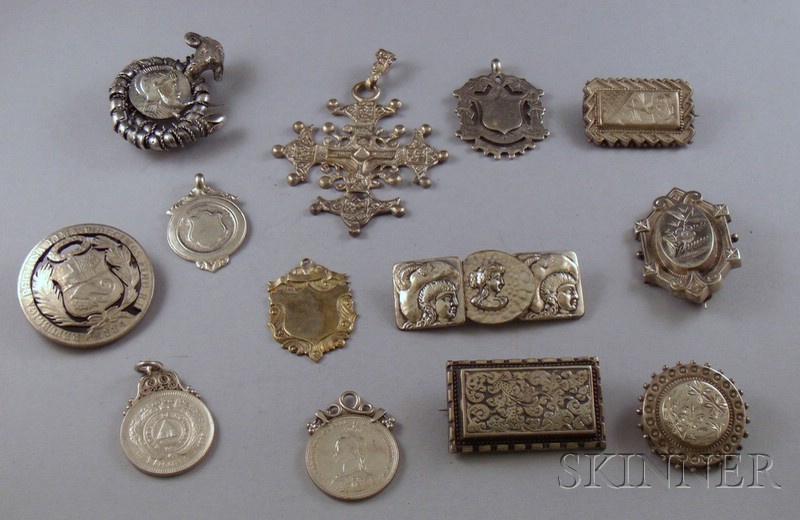 Appraisal: Small Group of Assorted Silver Jewelry including three sterling silver