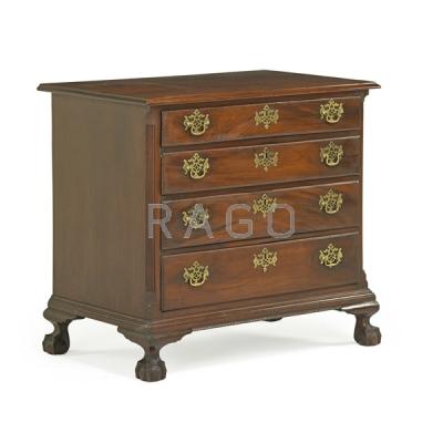 Appraisal: NEW YORK CHIPPENDALE CHEST OF DRAWERS Condition Report