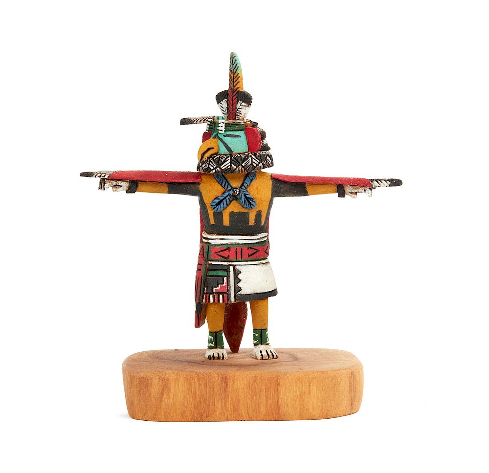 Appraisal: Hopi Eagle Kachina Kwahu by Earl Arthur Hopi Eagle Kachina