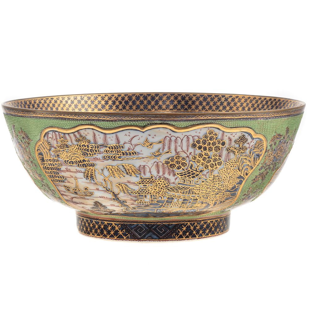 Appraisal: Rare Chinese Export Punch Bowl Circa - magnificent and unusual