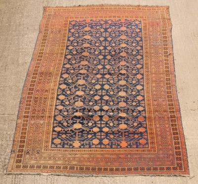 Appraisal: A Khotan rug E Turkistan late th Century cm x