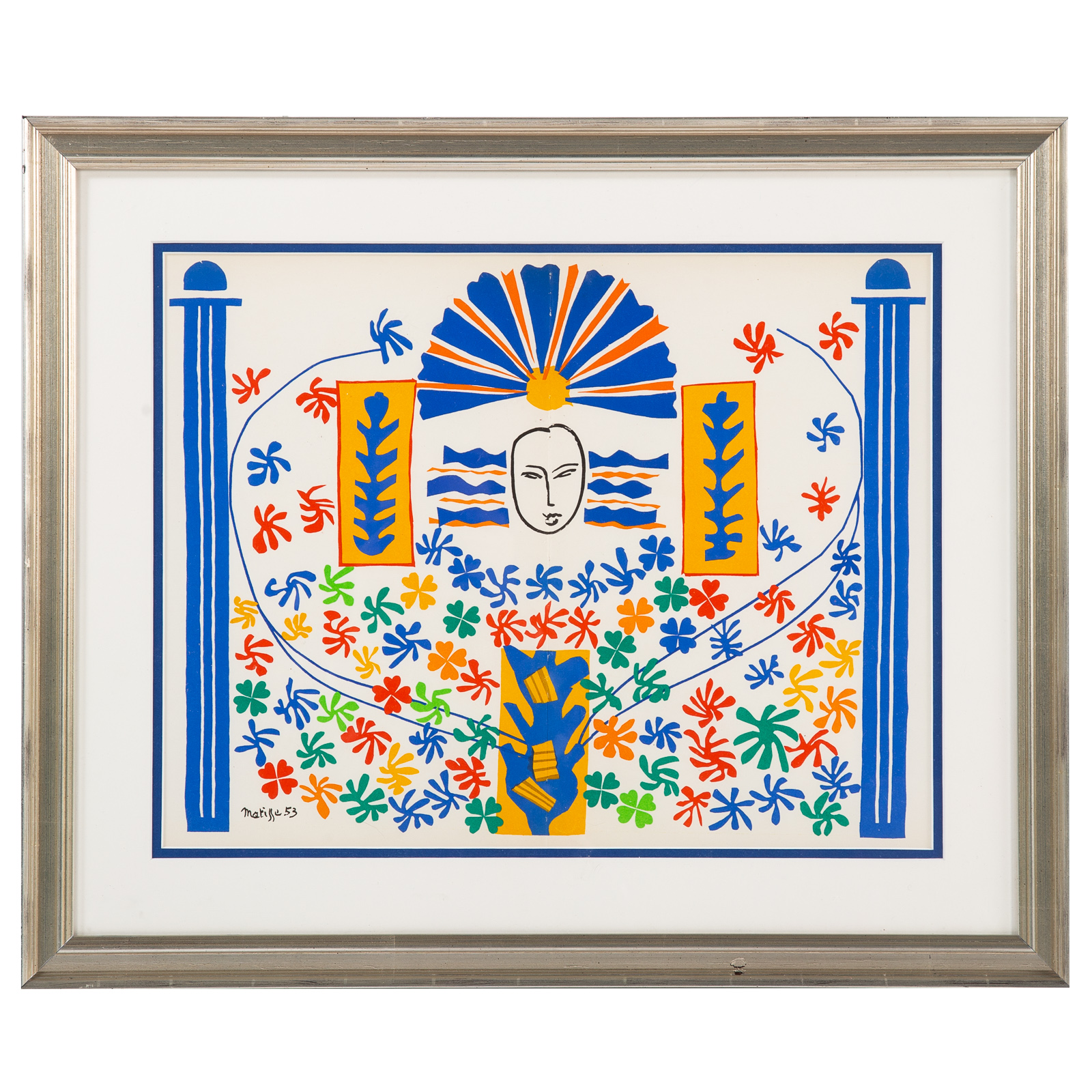 Appraisal: HENRI MATISSE APOLLON LITHOGRAPH French - Lithograph in colors from