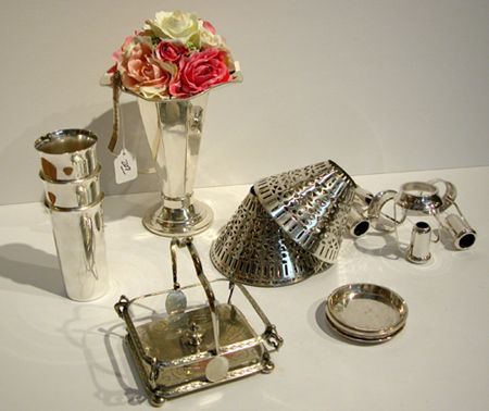 Appraisal: Assorted Silver Plate Hollowware items th century Various Silver plate