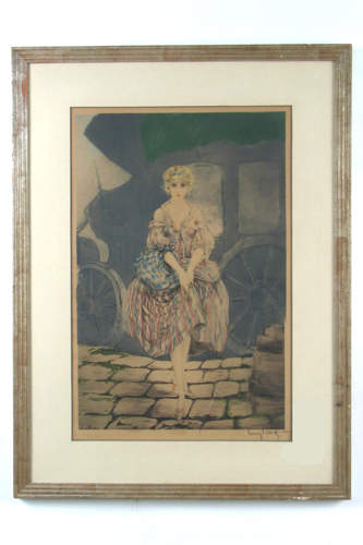 Appraisal: LOUIS ICART New York N Y - An original etching