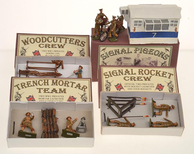 Appraisal: X TOMMY ATKINS SETS INCLUDING WW WOODCUTTERS WW SIGNAL ROCKET