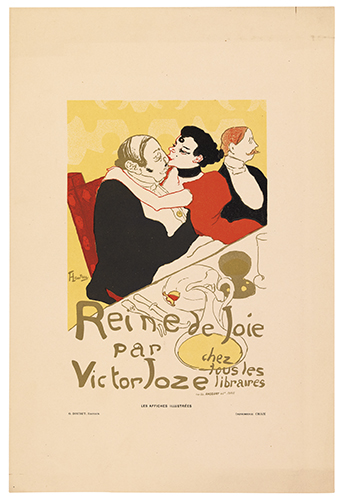 Appraisal: HENRI DE TOULOUSE-LAUTREC - REINE DE JOIE x inches x