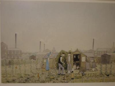 Appraisal: GEOFFREY WOOLSEY BIRKS Allotment reproduction in colours limited edition signed