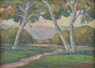 Appraisal: William Dorsey American b Ojai California Landscape Oil on canvas