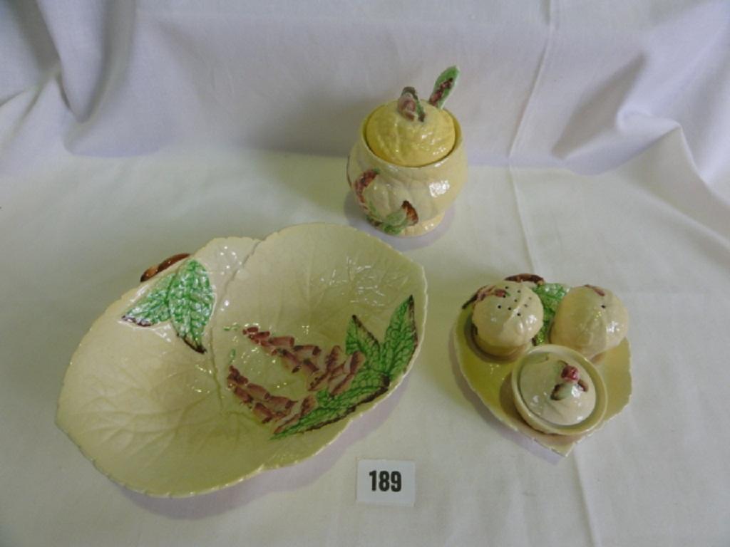 Appraisal: A collection of Carltonware Foxglove pattern wares comprising an oval