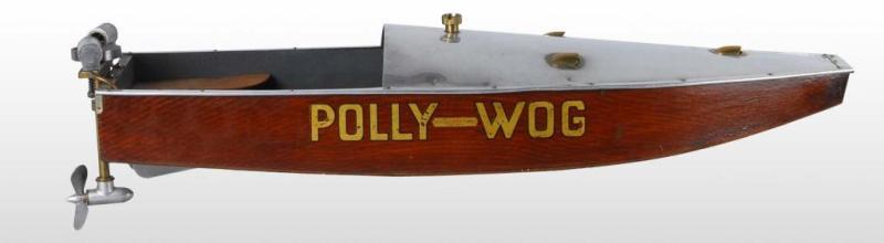 Appraisal: Boucher Polly-Wog Live Steam Model Boat Description The boat has