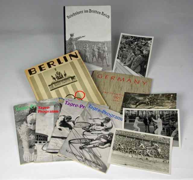 Appraisal: An interesting collection of Olympic memorabilia relating to the Berlin