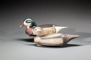 Appraisal: Wood Duck Pair Wildfowler Decoys Inc est Point Pleasant NJ