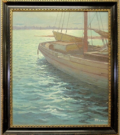 Appraisal: - Howe Harry Hambro American - oil on canvas painting