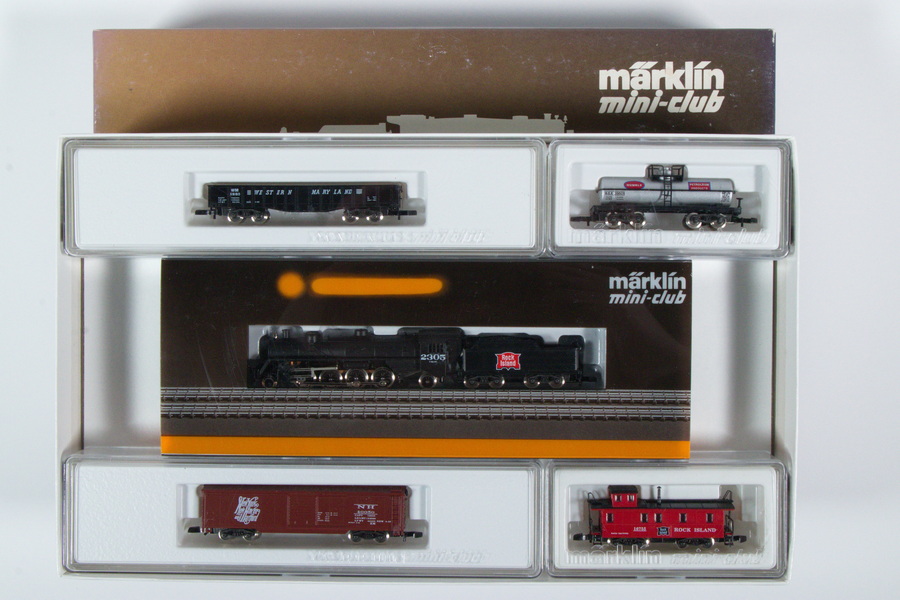 Appraisal: MARKLIN MINI CLUB REGIONAL TRAIN SET ROCK ISLAND B Boxed