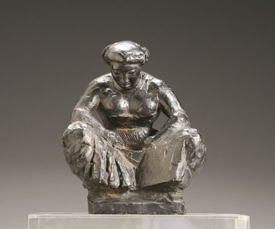 Appraisal: Manolo Miguel Hugu Cuban Spanish - Figure of a Seated