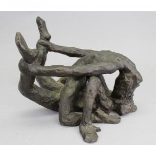 Appraisal: Victor Salmones - Bronze Brutalist sculpture by artist Victor Salmones