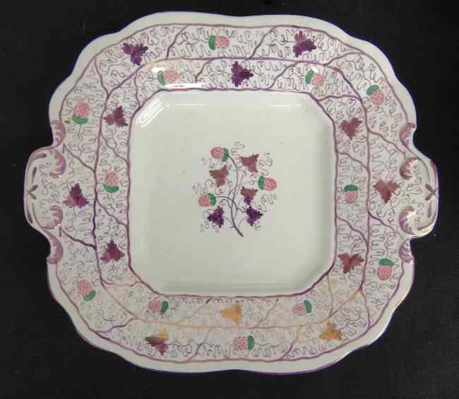 Appraisal: Set of Wedgwood Etruria '' plates with luster decoration ''