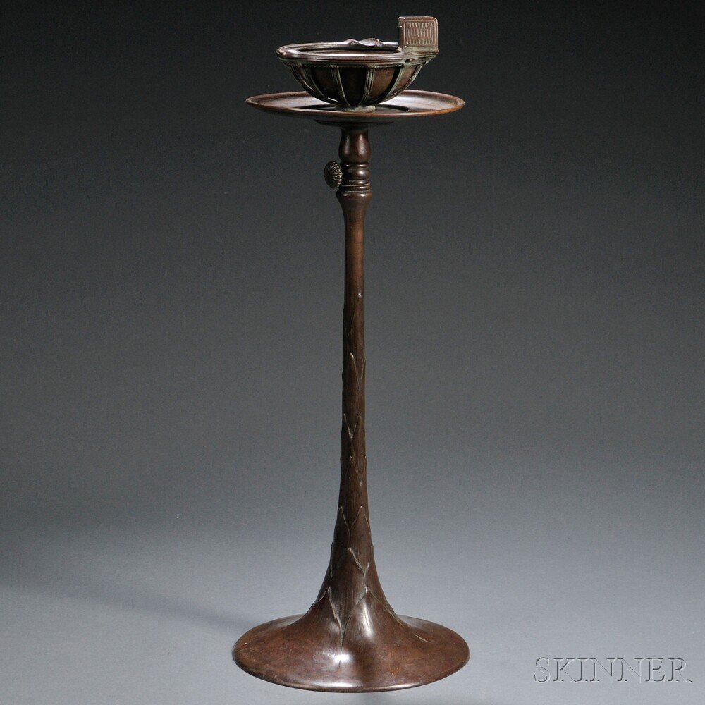 Appraisal: Tiffany Studios Ash Stand Bronze New York early th century